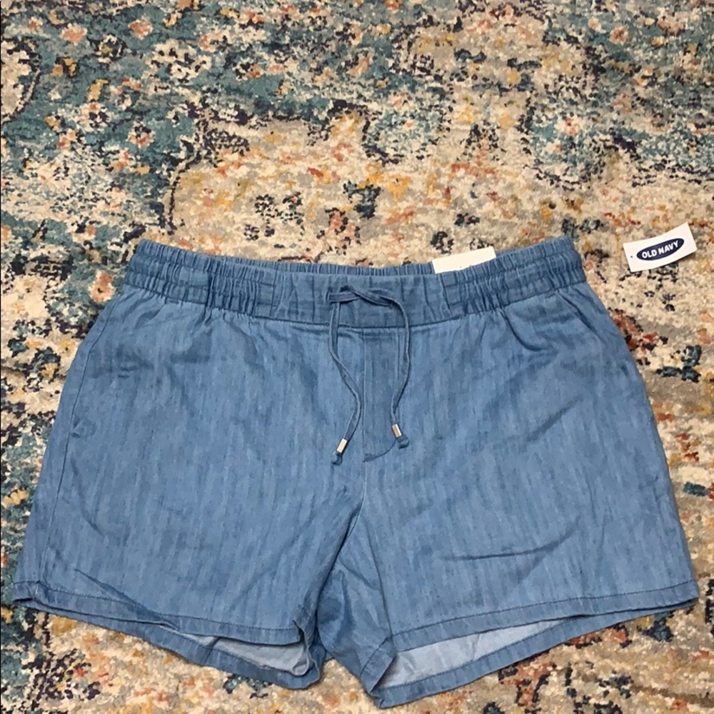 NWT old navy denim pull on shorts